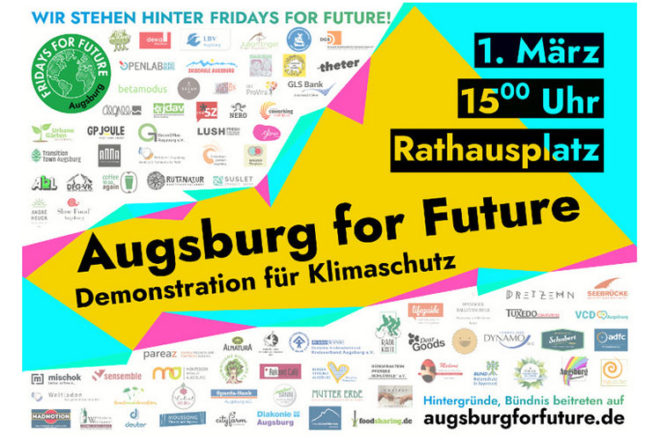 Augsburg for Future Klima Demo